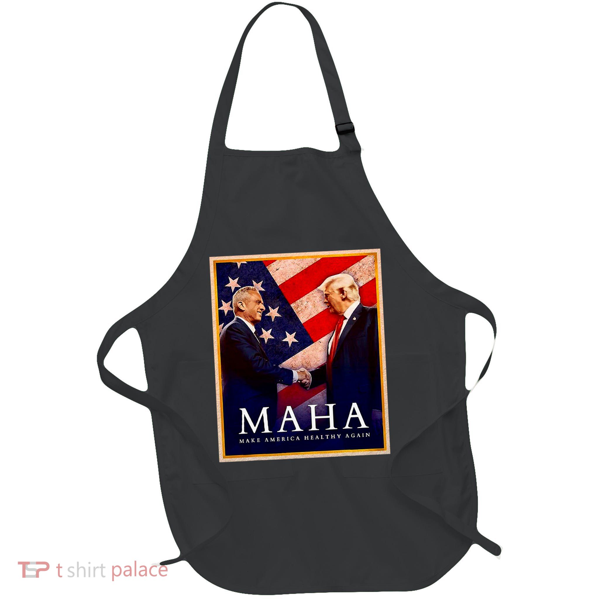 Make America Healthy Maha Full-Length Apron With Pockets