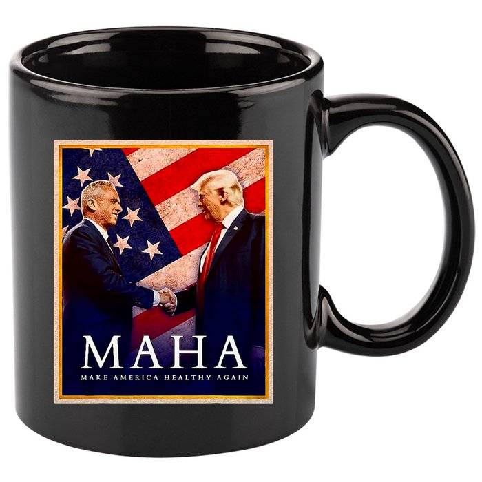 Make America Healthy Maha 11oz C Handle Ceramic Mug