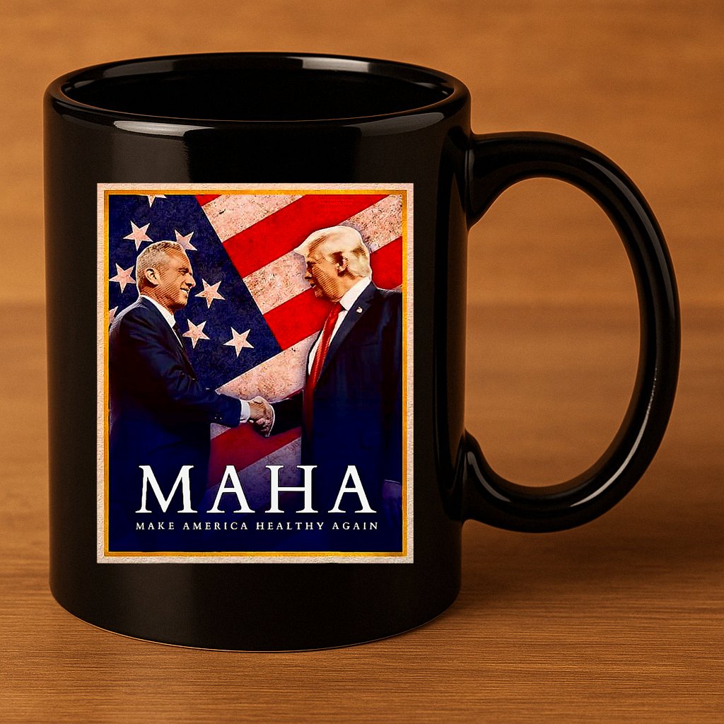 Make America Healthy Maha 11oz C Handle Ceramic Mug