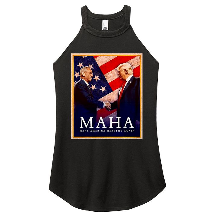 Make America Healthy Maha Women's Perfect Tri Rocker Tank