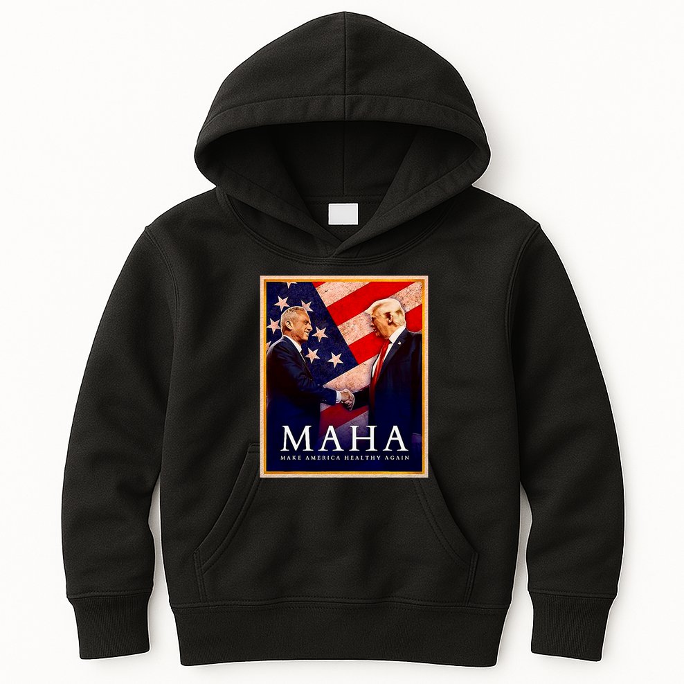 Make America Healthy Maha Kids Hoodie