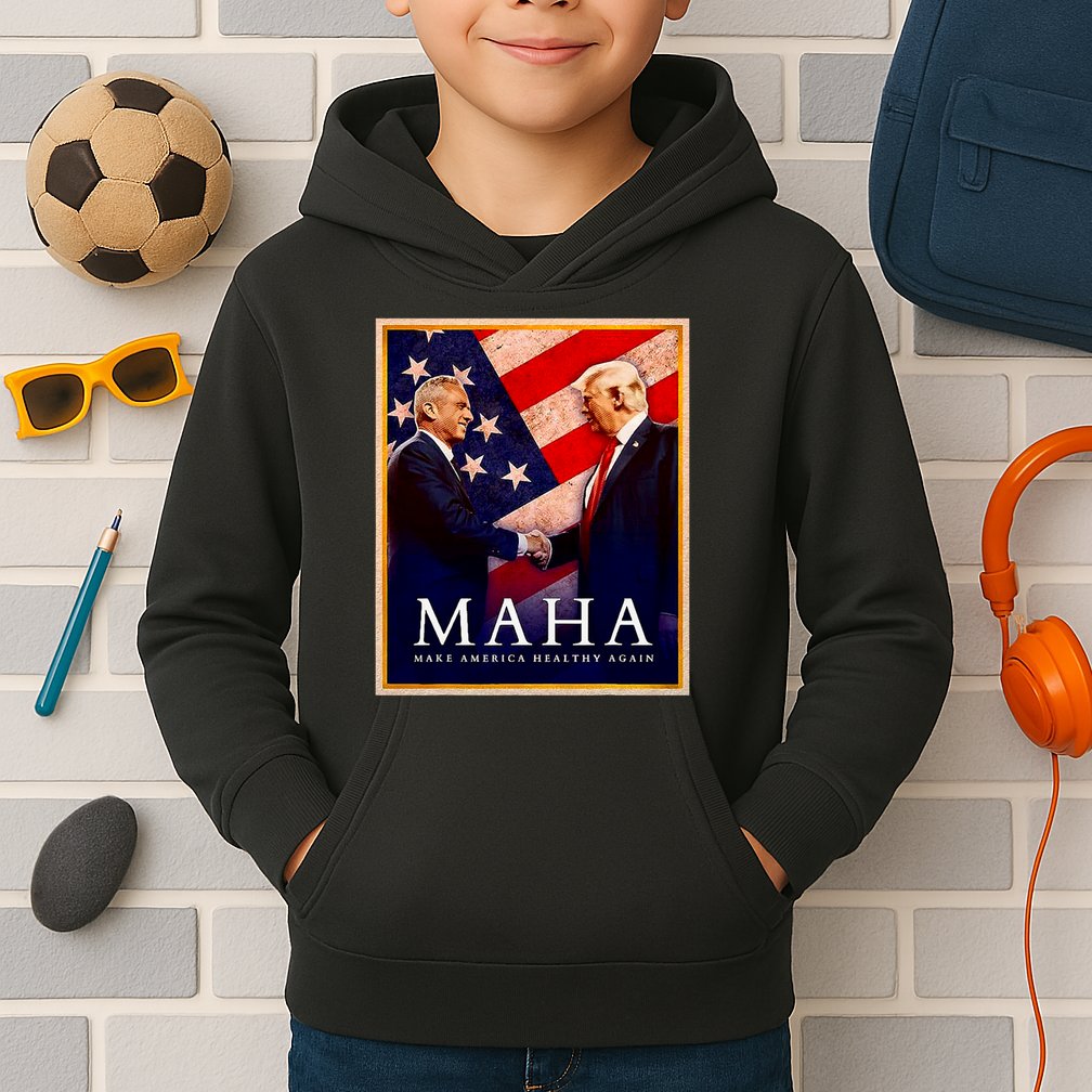 Make America Healthy Maha Kids Hoodie