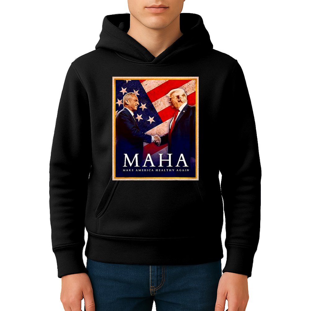 Make America Healthy Maha Kids Hoodie