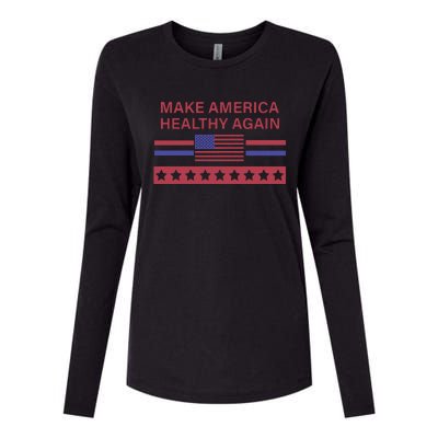 Make America Healthy Again Womens Cotton Relaxed Long Sleeve T-Shirt