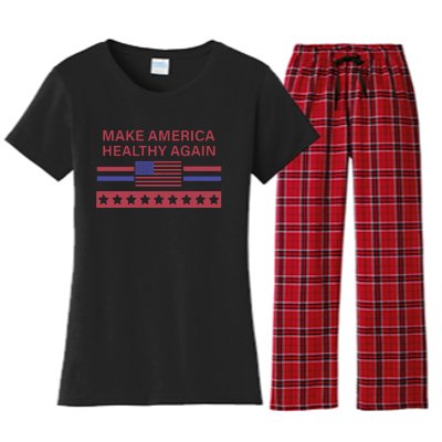 Make America Healthy Again Women's Flannel Pajama Set