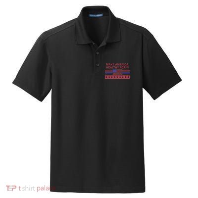 Make America Healthy Again Dry Zone Grid Polo