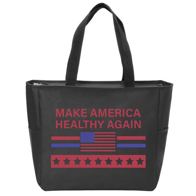 Make America Healthy Again Zip Tote Bag