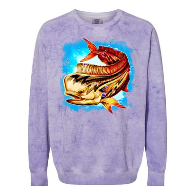 Mahi Hot Rod Fish Colorblast Crewneck Sweatshirt