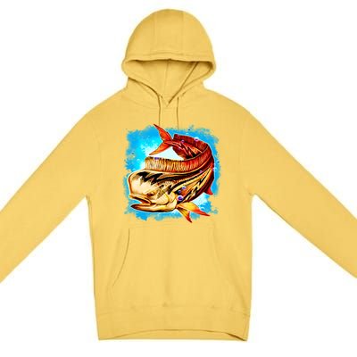 Mahi Hot Rod Fish Premium Pullover Hoodie