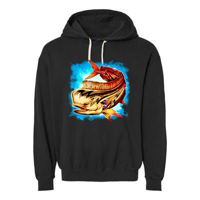 Mahi Hot Rod Fish Garment-Dyed Fleece Hoodie