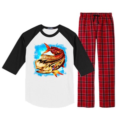 Mahi Hot Rod Fish Raglan Sleeve Pajama Set