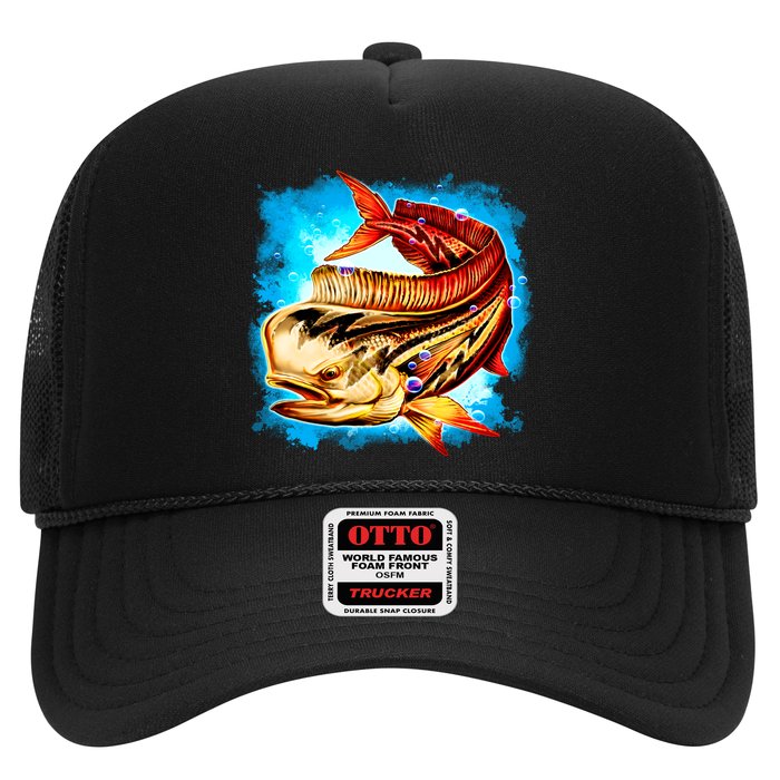 Mahi Hot Rod Fish Trucker Hat