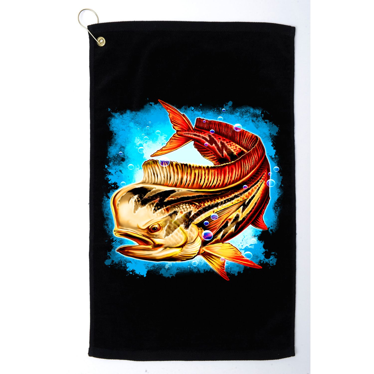 Mahi Hot Rod Fish Golf Towel