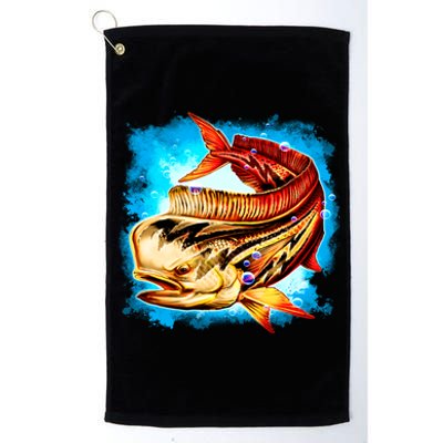 Mahi Hot Rod Fish Platinum Collection Golf Towel