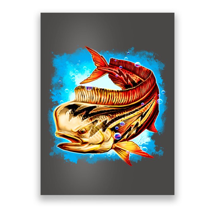 Mahi Hot Rod Fish Poster