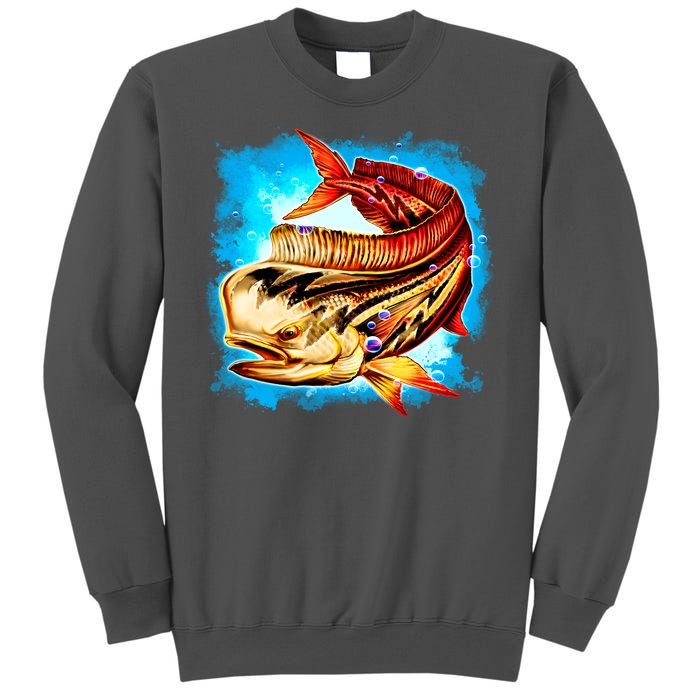 Mahi Hot Rod Fish Tall Sweatshirt