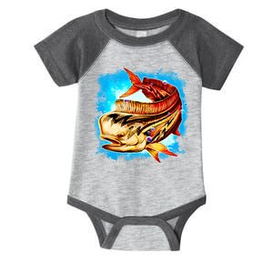 Mahi Hot Rod Fish Infant Baby Jersey Bodysuit