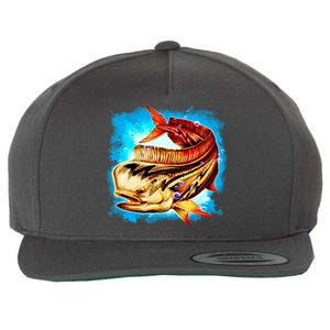 Mahi Hot Rod Fish Wool Snapback Cap