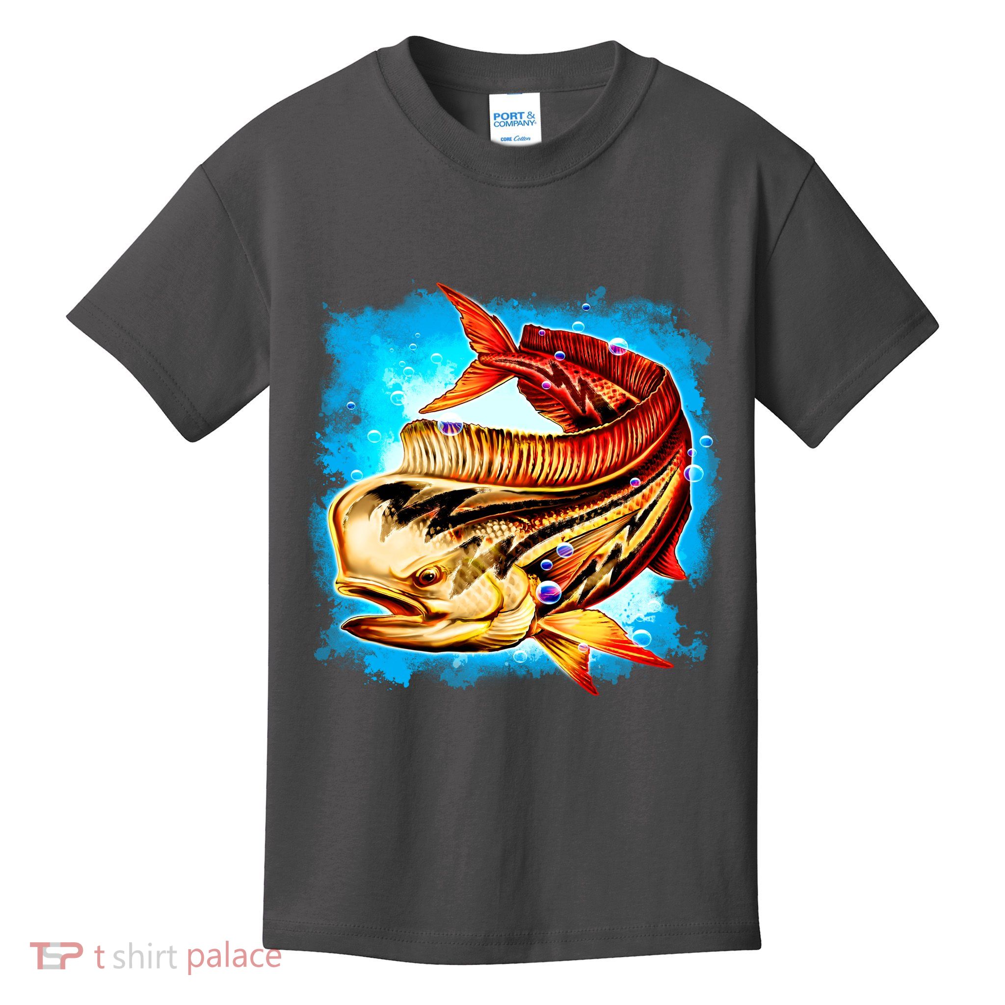 Mahi Hot Rod Fish Kids T-Shirt