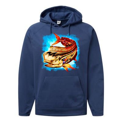 Mahi Hot Rod Fish Performance Fleece Hoodie