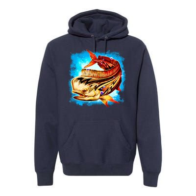 Mahi Hot Rod Fish Premium Hoodie