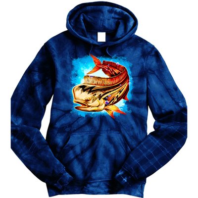 Mahi Hot Rod Fish Tie Dye Hoodie