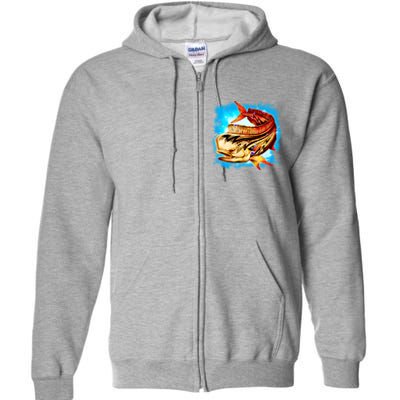 Mahi Hot Rod Fish Full Zip Hoodie