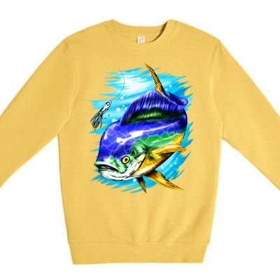 Mahi Mahi Fish Premium Crewneck Sweatshirt