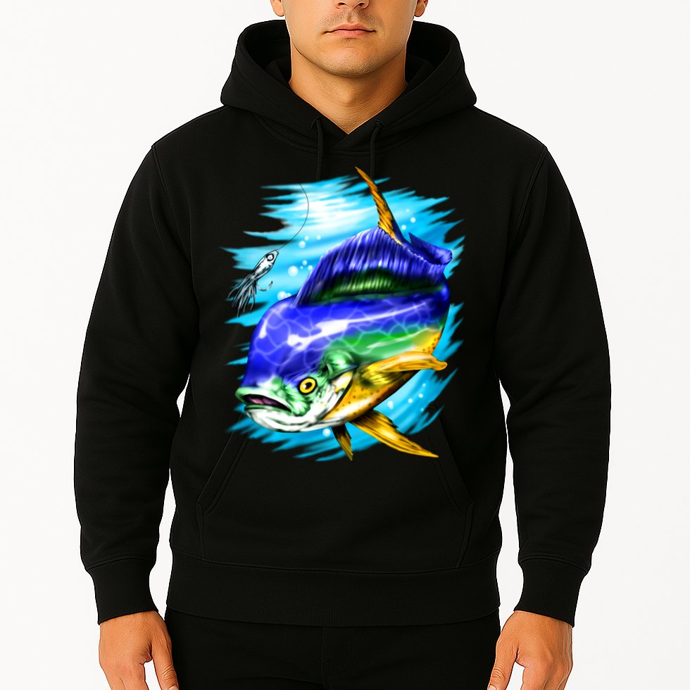 Mahi Mahi Fish Hoodie