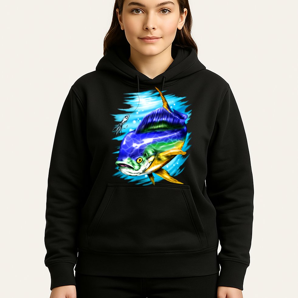 Mahi Mahi Fish Hoodie