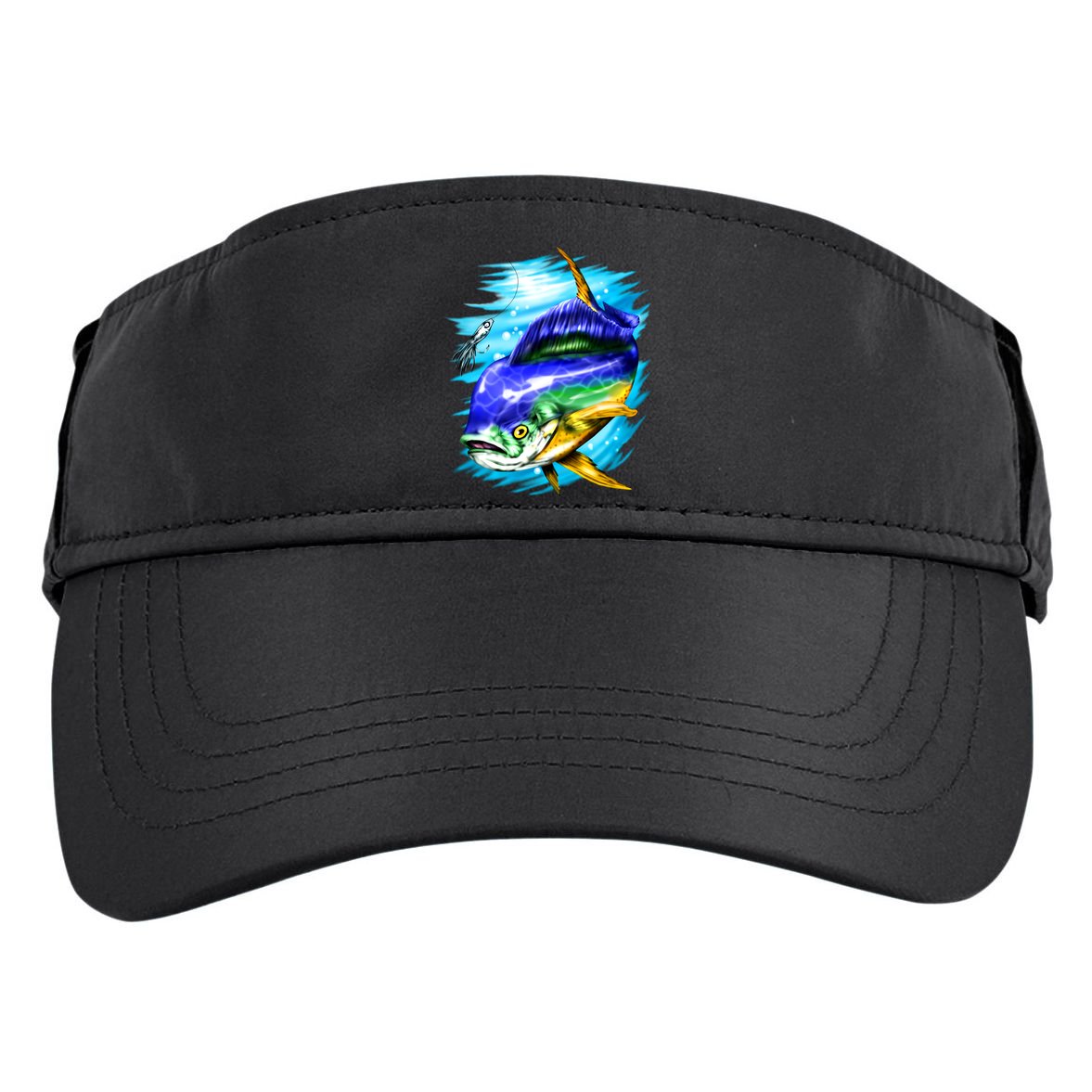 Mahi Mahi Fish Adult Drive Performance Visor