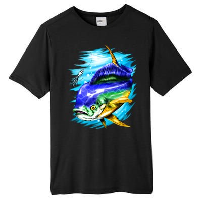 Mahi Mahi Fish Tall Fusion ChromaSoft Performance T-Shirt