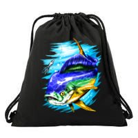 Mahi Mahi Fish Drawstring Bag