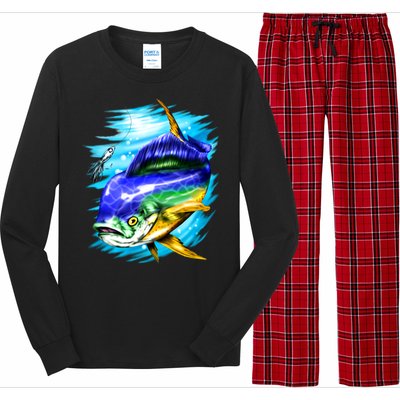 Mahi Mahi Fish Long Sleeve Pajama Set