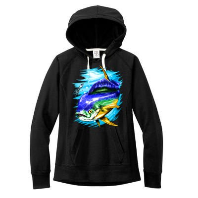 Mahi Mahi Fish Women's Fleece Hoodie