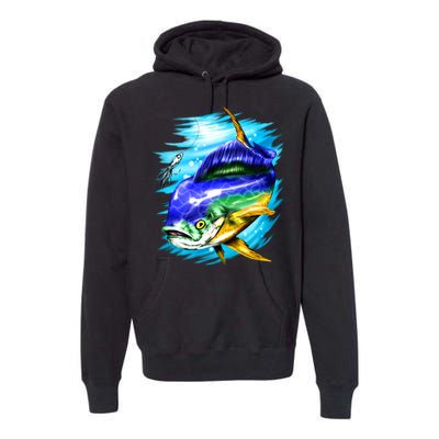 Mahi Mahi Fish Premium Hoodie