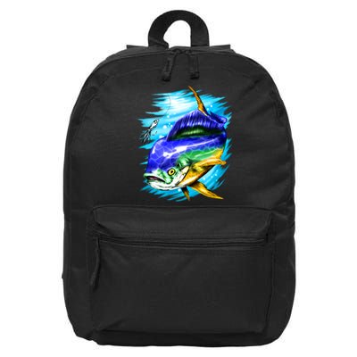 Mahi Mahi Fish 16 in Basic Backpack