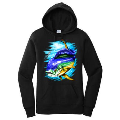 Mahi Mahi Fish Women's Pullover Hoodie