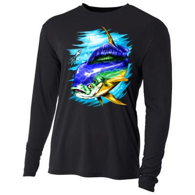 Mahi Mahi Fish Cooling Performance Long Sleeve Crew