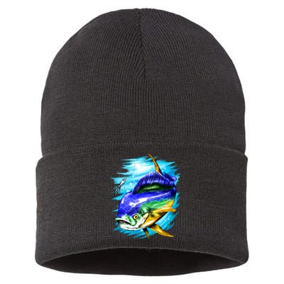 Mahi Mahi Fish Sustainable Knit Beanie