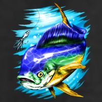 Mahi Mahi Fish Golf Towel