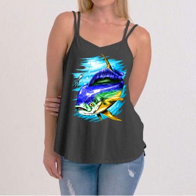 Mahi Mahi Fish Women's Strappy Tank