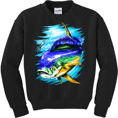 Mahi Mahi Fish Kids Sweatshirt