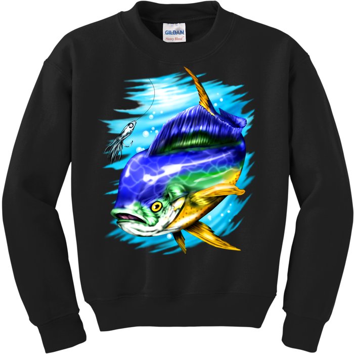 Mahi Mahi Fish Kids Sweatshirt