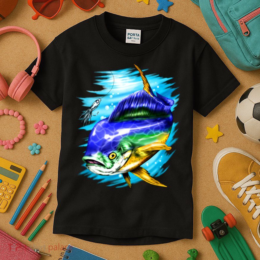 Mahi Mahi Fish Kids T-Shirt
