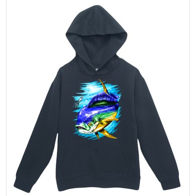 Mahi Mahi Fish Urban Pullover Hoodie