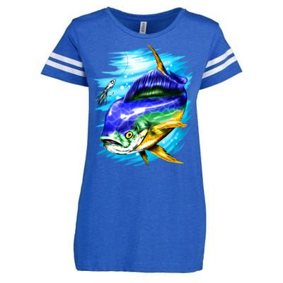 Mahi Mahi Fish Enza Ladies Jersey Football T-Shirt