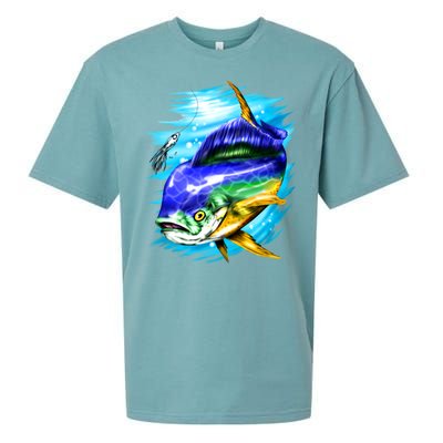 Mahi Mahi Fish Sueded Cloud Jersey T-Shirt