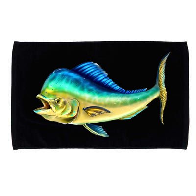 Mahi Mahi Side View Microfiber Hand Towel