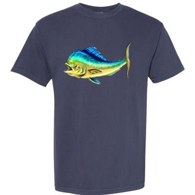 Mahi Mahi Side View Garment-Dyed Heavyweight T-Shirt